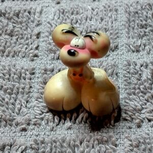 Vintage German Diddle Mouse Thomas Goletz Figure Tiny Mini Toy